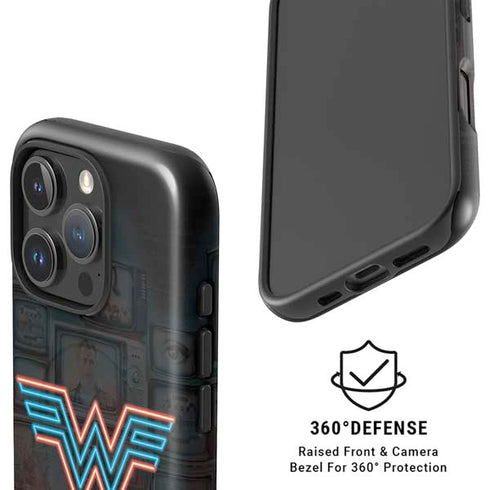 Wonder Woman 1984 (2020) Neon Logo iPhone 16 Pro Magsafe Impact Case